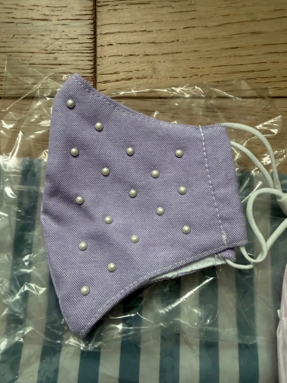 Lele Sadoughi Face Mask Trio in Lavender, Pink & Yellow